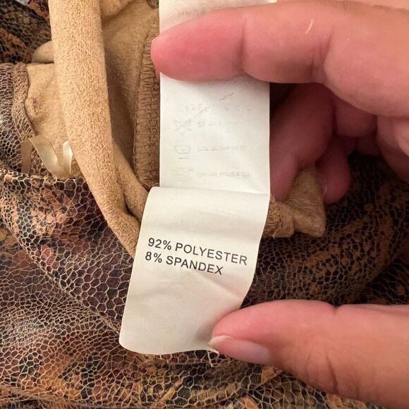 Oh Polly print pants wide leg 4 - Picture 7 of 7